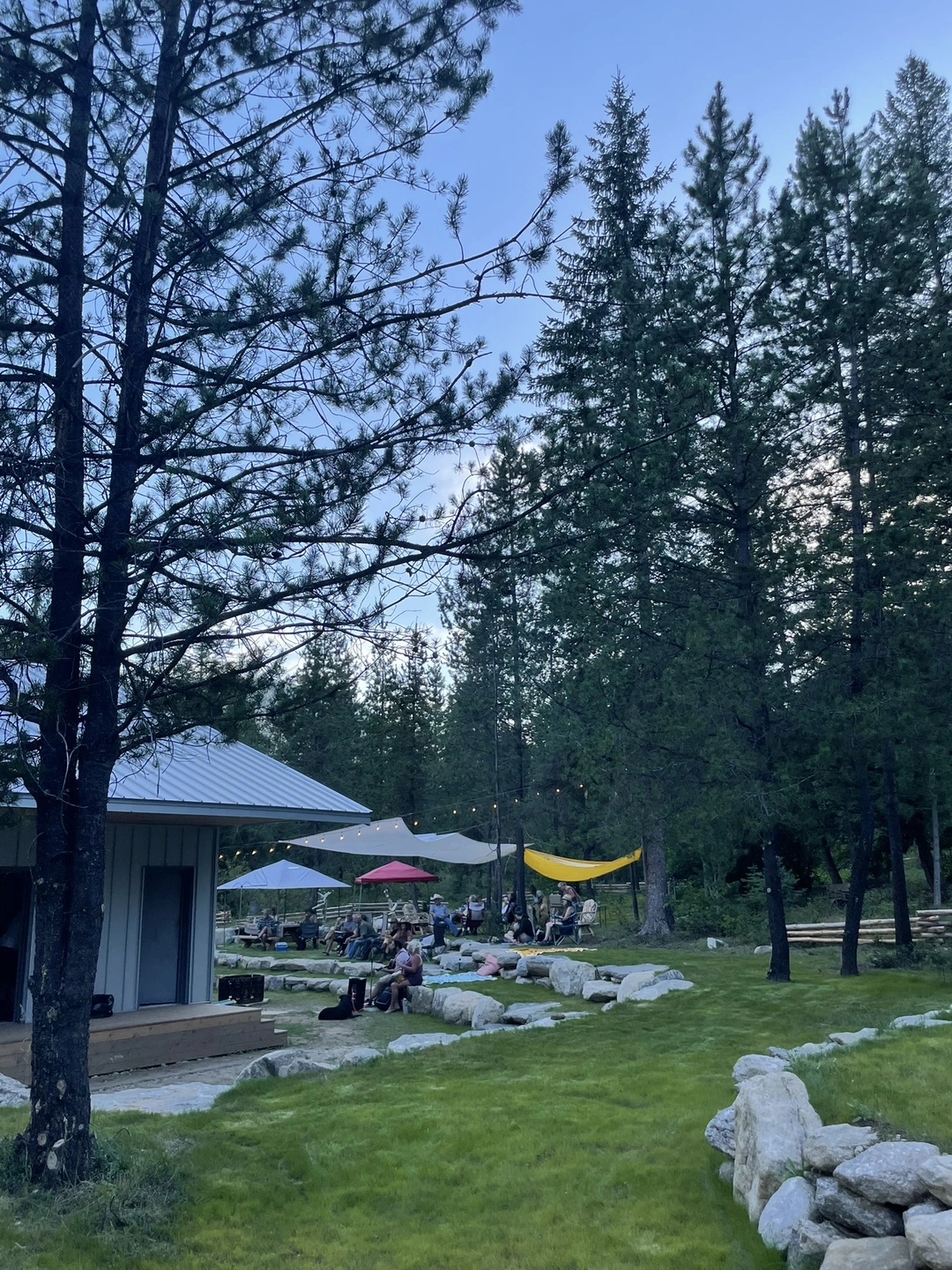 Downtown facilities building at Little Camp Slocan